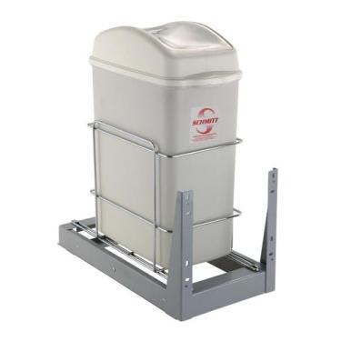 Imagem de Lixeira Deslizante 20 Litros Embutir com blindagem Schmitt