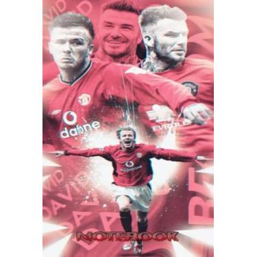 Imagem de Notebook : David Beckham Wide Lined Pages - 6" x 9" - Planner, Thankgiving Notebook Journal,Diary for Women, Men #90