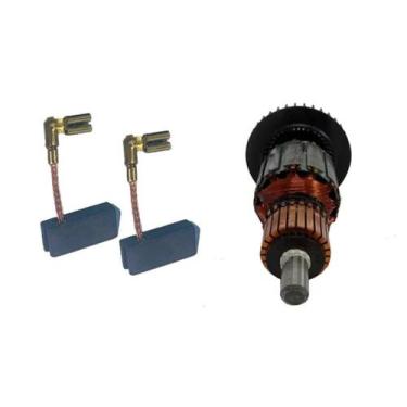 Imagem de Kit induzido 220V e jogo escova p/furadeira GSR 7-14E BOSCH