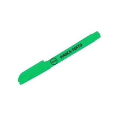 Imagem de Kit 2 pincel marca texto ponta chanfrada verde jocar