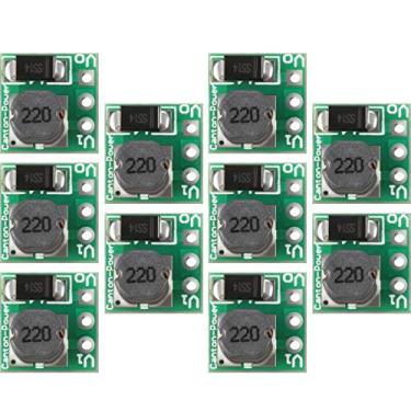 Imagem de Módulo de alimentação CC CC Step Up Tensão de saída 5 V DC para DC Boost Conversor 1,5 V 1,8 V 2,5 V 3,3 V 3,7 V 4,2 V para 5 V Regulador Boost Placa Conversor 0,9-5 V para 5 V (10)