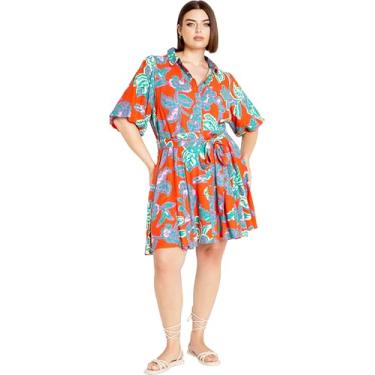 Imagem de City Chic Vestido plus size, vestido Marley, Hots for You, 52