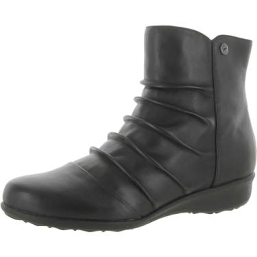 Imagem de Bota feminina Drew Shoe Colônia terapêutica Diabetic extra profundidade couro com zíper