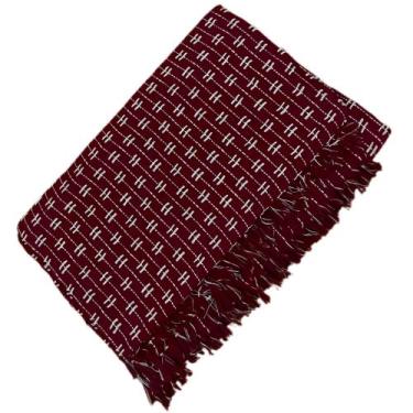 Imagem de Manta Pra Sofa Grande Tijolinho Luxuosa 2,40m x 1,80m - Itens Casa Têx