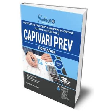 Imagem de Apostila Capivari Prev - Contador - Editora Solução