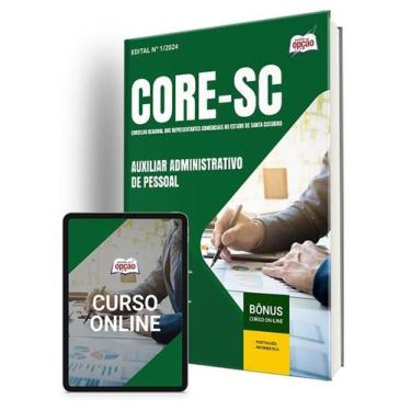 Imagem de Apostila CORE-SC 2024 - Auxiliar Administrativo de Pessoal - Apostilas