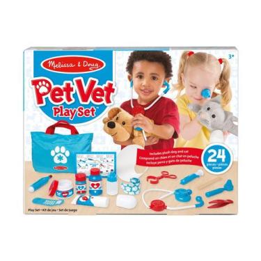 Imagem de Playset Veterinário com 2 Pelúcias - Melissa & Doug