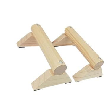 Imagem de kowaku 1 par de barras de push up barras de mão de mão portáteis sólidos push up lida com paraletas de madeira para ginástica ginástica de engrenagem de, Style B