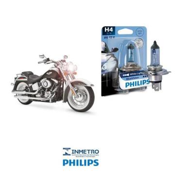 Imagem de Lâmpada Philips BlueVision H4 p/ HARLEY Softail Deluxe 05-13