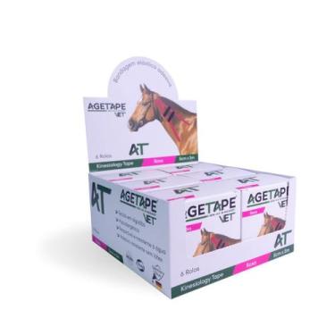 Imagem de Kit 6 Rolos Agetape Vet - 5cm X 5m - Rosa, Rosa
