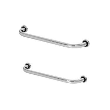 Imagem de Kit 2 Barras De Apoio De Banheiro De Idoso 40cm E 60cm FS - FassinShop