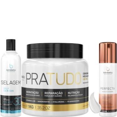 Imagem de Borabella Selagem 3D 350ml + Pratudo 1kg + Perfecta 250ml