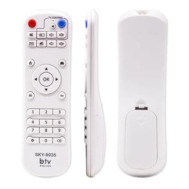 Imagem de Controle Remoto Compatível Com BTV b8, b9 b10, B11, btv13 Express Controle Compatível para reposição, substitui modelo original. Apenas controle remoto Nao serve no 13 só no 13 express