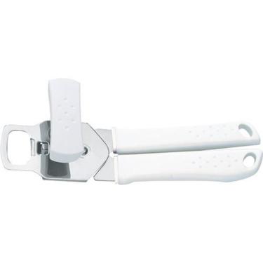 Imagem de Abridor De Latas Tramontina Utilita Em Aço Inox Com Cabo De Polipropileno Branco