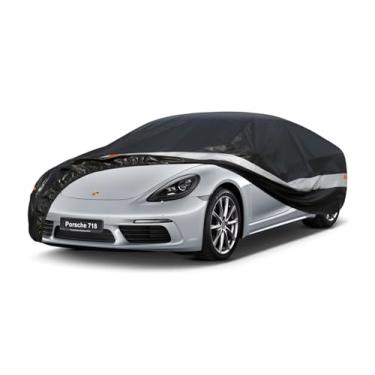 Imagem de Holthly Capa de carro de 10 camadas personalizada para Porsche 718, Cayman (1996-2025), à prova d'água para todos os climas para automóveis, cobertura completa ao ar livre, proteção contra poeira e
