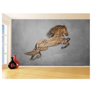 Imagem de Papel De Parede 3D Animais Pop Art Cavalo Cores 3,5M Pxa326 - Você Dec