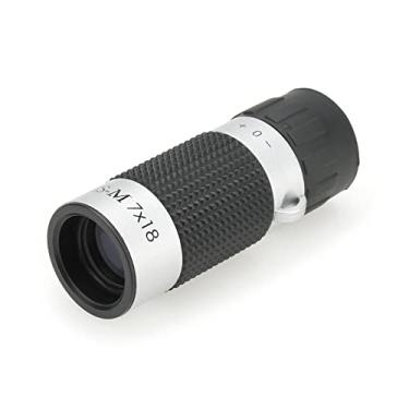 Imagem de Monóculos Kenko CRM01 Ceres-M, 7 x 18, 7 vezes, 18 calibração, design compacto, peso: 35 g, capa e alça incluídas, prata