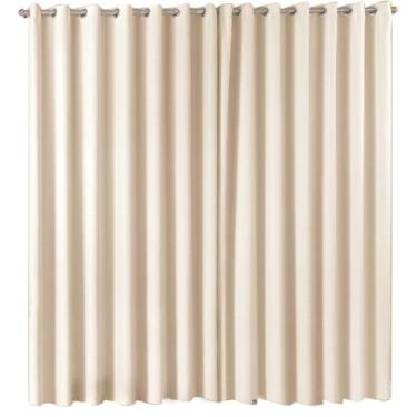 Imagem de Cortina Blackout Em Tecido 5 00x2 70 Corta Luz Esticada - Casa das Cor