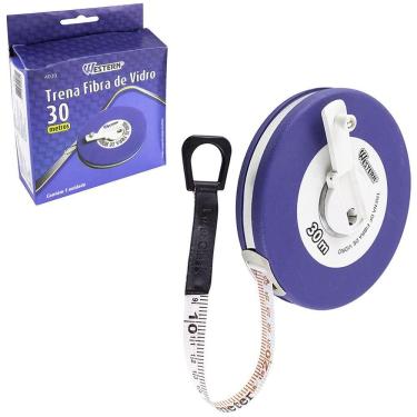 Imagem de Trena De Fibra De Vidro Longa Fechada 30M Na Caixa
