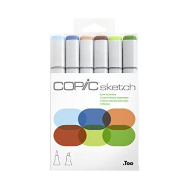 Imagem de Copic Esboço, marcadores à base de álcool, conjunto de 6 peças, Earth Essential