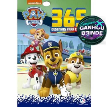 Imagem de Livro Patrulha Canina - 365 Desenhos Para Colorir Crianças Filhos Infa