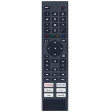 Imagem de Beyution Controle remoto de substituição de voz ERF3J80H compatível com Hisense UHD 4K Smart TV 50U68G 55U68G 65U68G 75U68G 55U6G 50U6G 65U6G 75U6G 43A6G 50A6G 55A6G 60A6G 65A6G 70A6G 70A6G G 75A6 G