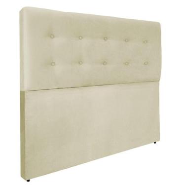 Imagem de Cabeceira De Cama Estofada Botonê Istambul Essencial Suede RBL, Queen 