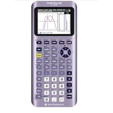Imagem de TI-84 Plus CE Python Enhanced Graphing Plus Software, Íris/Roxo