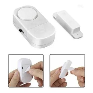 Imagem de Kit 2 Alarme Magnético Sensor Presença Sem Fio Janela Porta - Time