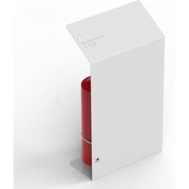 Imagem de Armário De Decoração De Extintor De Incêndio, Suporte De Extintor De Incêndio De Chão, Suporte De Montagem De Extintor De Incêndio, Estojo De Extintor, White, Size XL