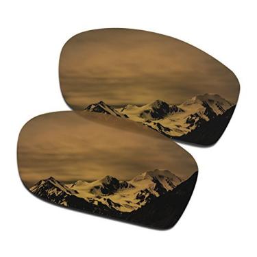 Imagem de SmartVLT Lentes de substituição masculinas bronze dourado para óculos de sol Oakley Fives Squared OO9238