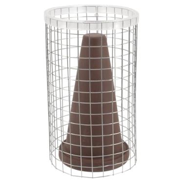 Imagem de POPETPOP Caverna de cones de reprodução de peixes - Barris de desova com ardósias de desova em grade para aquário Angelfish Balde de reprodução de aquário barris de desova cone de raça de desova