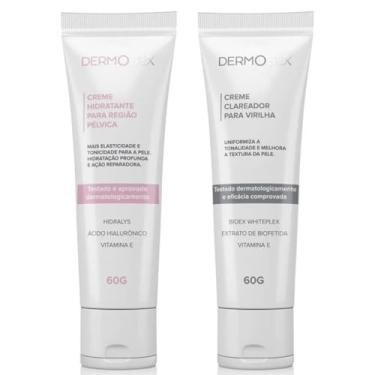Imagem de kit Creme Clareador (virilha, axila e pescoço) E Creme hidratante Para a Região Pelvica Dermosex a.Sós 60g