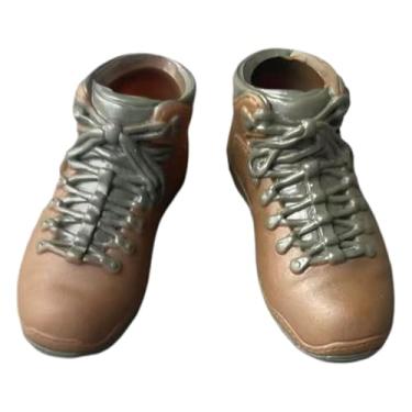 Imagem de MERIGLARE Sapatos de bonecos de ação 1/6, modelos em miniatura, botas de caminhada casuais e modernas, fantasia de boneca masculina para bonecos de brinquedo de
