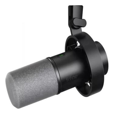 Imagem de Microfone Dinâmico Fifine Gravação Podcast Profissional Usb/xlr Preto 