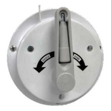 Imagem de Manivela Para Subir E Descer Varal De Roupas Teto De Aluminio - ShopRe