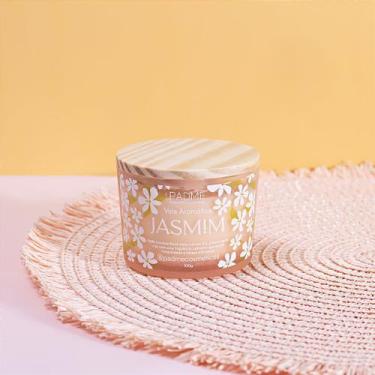 Imagem de Vela Vegetal Aromática Jasmim 100g - PADME COSMETICA NATURAL