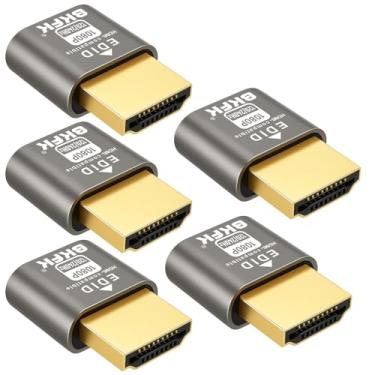 Imagem de Plugue fictício hdmi 4K - adaptador de exibição para HDMI, janela virtual Luna Display para emulador doméstico - Dummy, displayport Headless dummie dongle1080P 120Hz (1920X1080@120/240HZ-HDR-5P)