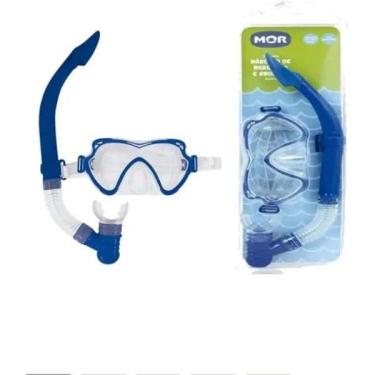 Imagem de Mascara De Mergulho E Snorkel Juvenil Mor Colors