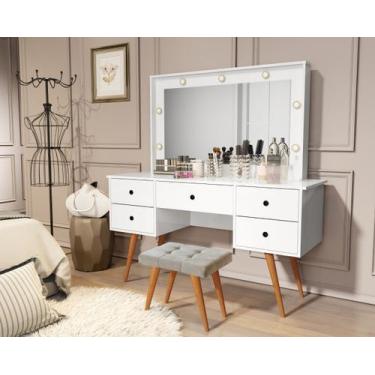 Imagem de Penteadeira Camarim com Luz de Led Anaisa - Novas Cores - Home A.S,  B