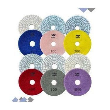 Imagem de Kit 6 Lixa P/ granito cinza absoluto - Anker