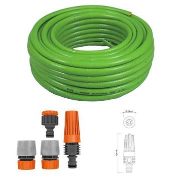 Imagem de Mangueira de Jardim 1/2 pol 60m com Kit Esguicho Tramontina - Elite