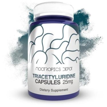 Imagem de Suplemento Nootropics Depot Triacetiluridina Tau 25 mg 60 cápsulas