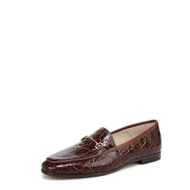 Imagem de Sam Edelman Mocassim Loraine feminino, Croco marrom escuro, 37