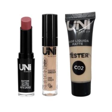 Imagem de Batom Ultra Matte Base Líquida Matte Corretivo Facial Cor Vibrante Lon