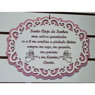 Imagem de Placa com aplique - Mdf
