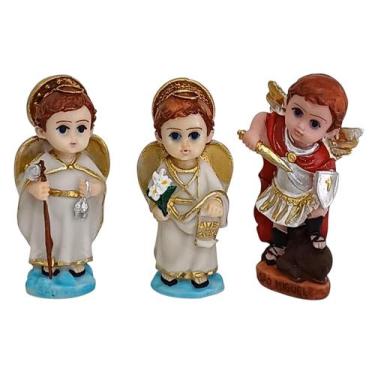 Imagem de Imagem do Trio de Anjos Arcanjos Miguel / Rafael / Gabriel Criança Bab