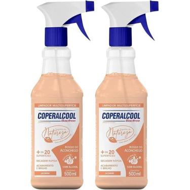 Imagem de Limpador Multiuso Jasmin Pulverizador 500ml Coperalcool Bacfree kit co