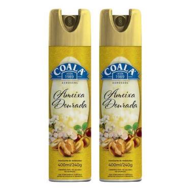 Imagem de Kit Com 2 Odorizantes De Ambiente Spray Coala Ameixa Dourada 400ML