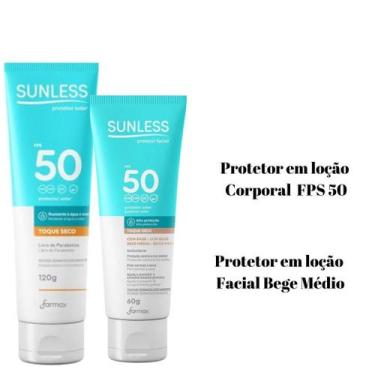 Imagem de Protetor Solar Corporal FPS 50 120g + Protetor Solar Facial FPS 50 60g